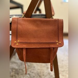 Jerome Dreyfuss brown leather crossbody/belt